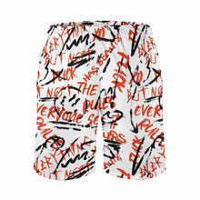 Charger l'image dans la galerie, Short de bain / maillot de bain / short de plage à séchage rapide avec cordon de serrage pour homme D1P personnalisée avec photo texte (Impression Complète Une Image)