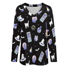 Charger l'image dans la galerie, T-shirt tee shirt à manches longues ample femme TLREV2 personnalisé avec photo logo texte motif (impression des multi-images)