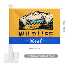 Charger l'image dans la galerie, Drapeaux de voiture / Décoration voiture extérieur personnalisé avec photo logo texte motif