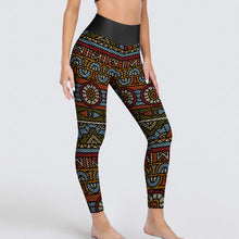 Charger l'image dans la galerie, Pantalon de Sport en Nid d'abeille / Leggings de Yoga Taille Haute Stretch pour Femme YJ050 Personnalisé Impression Complète Une Image Avec Texte Motif Logo Photo