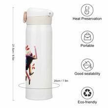 Charger l'image dans la galerie, Bouteille d'eau Chaude thermos / d'isolation en Acier Inoxydable (350ml) personnalisée avec photo logo motif texte