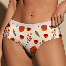 Charger l'image dans la galerie, Culotte Slip de qualité confortable pour femmes B499 personnalisé avec photo texte motif logo (impression complète une image)