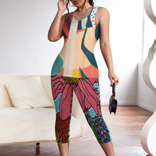 Charger l'image dans la galerie, Impression des multi-images Débardeur Short Costume / Ensemble moulant deux pièces pour femme PTZ Personnalisé avec image et photo