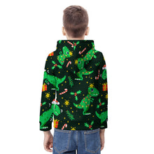 Charger l'image dans la galerie, Sweat à capuche / pull à capuche tout imprimé pour enfants personnalisé avec photo text (impression d'image unique)