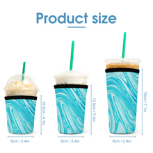 Charger l'image dans la galerie, Manchons Isolés 3 pièces pour Tasse à café Réutilisable Personnalisé avec Photo Logo Motif Texte