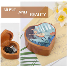 Charger l'image dans la galerie, Boîte à musique en bois personnalisée avec prénom photo motif texte logo