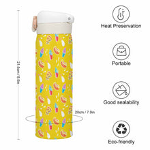 Charger l'image dans la galerie, Tasse isotherme en acier inoxydable 350 ml / tasse pour café à l'eau personnalisée avec texte logo photo