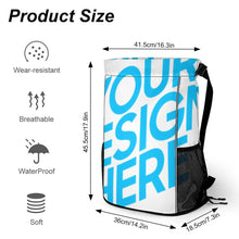 Charger l'image dans la galerie, Sac de sport sac à dos de voyage avec cordon de serrage pour le sport (séparation humide et sec) personnalisé avec photo motif texte