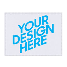 Charger l'image dans la galerie, Set de table / tapis de table rectangulaire personnalisé avec photo texte