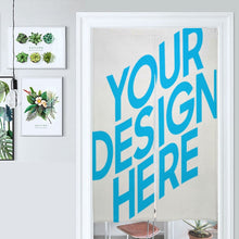 Charger l'image dans la galerie, Rideau de porte personnalisé en chanvre blanc (deux motifs continus)