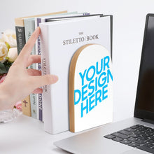 Charger l'image dans la galerie, Serre livre bois / Grands serre-livres 2 pcs BG1613026 personnalisé avec photo logo texte motif