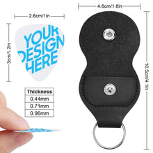 Charger l'image dans la galerie, Médiator guitare original personnalisé avec motif photo logo texte