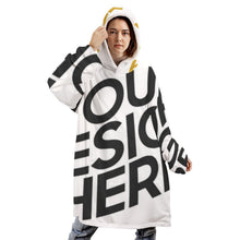 Charger l'image dans la galerie, Sweat à capuche couverture femme adulte B412 personnalisé avec photo et image (Image unique)