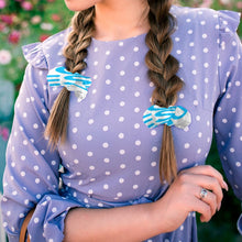 Charger l'image dans la galerie, Cravate à cheveux / anneau de cheveux élastique personnalisé avec image logo motif texte