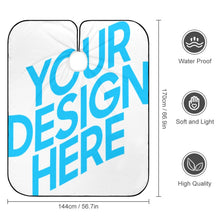 Charger l'image dans la galerie, Tablier de coiffure cape de coiffure pour femme / homme personnalisé avec photos motif texte logo