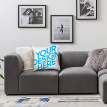 Charger l'image dans la galerie, Taies d'oreiller / Housses de coussin en toile (impression recto-verso) personnalisée avec image logo motif texte
