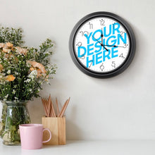 Charger l'image dans la galerie, Horloge murale de style européen personnalisée avec texte photo logo motif