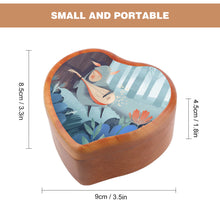 Charger l'image dans la galerie, Boîte à musique en bois personnalisée avec prénom photo motif texte logo