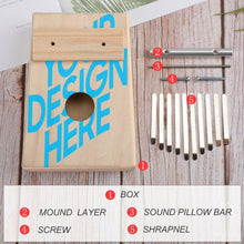 Charger l'image dans la galerie, Piano à pouce personnalisé avec prénom texte photo image logo