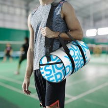 Charger l'image dans la galerie, Sac sport / sac de gym cylindrique Q006 personnalisé avec photo texte et logo