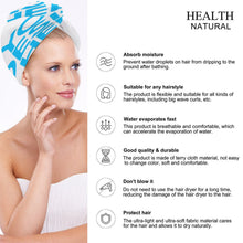 Charger l'image dans la galerie, Bonnet cheveux sec/serviette turaban JJ0522045 impression personnalisé avec motif photo logo texte