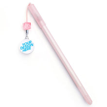 Charger l'image dans la galerie, Stylo Gel Roller personnalisés avec une décoration pendentif