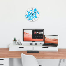 Charger l'image dans la galerie, Horloge murale vintage en bois simple personnalisée avec photo motif texte logo image