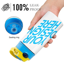 Charger l'image dans la galerie, Petite gourde pour enfant / Gourde Pop-up personnalisé avec votre photo logo prénom