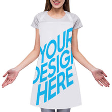 Charger l'image dans la galerie, Tablier de cuisine femme homme avec poches personnalisé avec photo motif logo texte