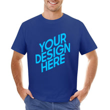 Charger l'image dans la galerie, T-shirt tee shirt à manches courtes coton homme grande taille imprimé sur le devant personnalisé avec photo logo motif texte