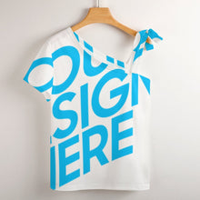 Charger l'image dans la galerie, Manches courtes ZT avec nœud à une bandoulière Personnalisé avec photo et logo (Image unique)