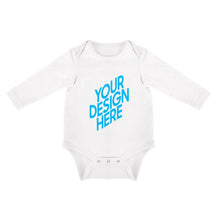Charger l'image dans la galerie, Impression d’image unique Combinaison Barboteuse à Manche longue bébé YT1202001 personnalisée avec photo logo motif texte