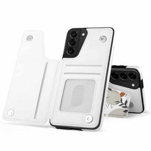 Charger l'image dans la galerie, Coque de téléphone à rabat en cuir TPU pour Samsung Galaxy S21 3C0705121 personnalisé avec photo logo texte motif