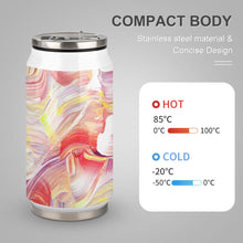 Charger l'image dans la galerie, Bouteille d'eau en Cola / Gobelet à paille personnalisée de plusieurs images avec texte et logo photo