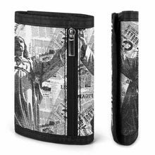 Charger l'image dans la galerie, Portefeuille 3 volets / Porte monnaie pour femme homme personnalisé avec photo logo texte motif