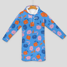 Charger l'image dans la galerie, Robes Sweat Longues avec poche pour femmes SDS003 personnalisé avec photo logo texte motif (impression d'image unique)