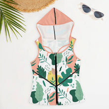 Charger l'image dans la galerie, Gilet à capuche de sport avec fermeture éclair femme / Soutiens gorge de sport running B772 personnalisée de plusieurs images avec texte et logo photo