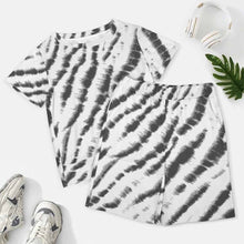 Charger l'image dans la galerie, Impression d’image unique Grande taille Ensemble ensemble short t shirt femme NTZ personnalisé avec photo logo texte motif