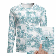 Charger l'image dans la galerie, Sweatshirt Tee shirt chemise à manches longues homme avec poche ELREV2 personnalisé avec photo logo texte motif (Impression d'image unique)