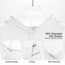 Charger l'image dans la galerie, NH Sweat à capuche à manches épaules tombantes femme personnalisé avec photo image texte (impression d'image unique)