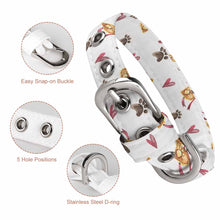 Charger l'image dans la galerie, Collier pour animal de compagnie réglable / Colliers pour chien Q025 personnalisé avec photo logo texte motif