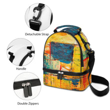 Charger l'image dans la galerie, Sac à repas / Sac double compartiment personnalisé avec photo logo texte motif (Impression des multi-images)