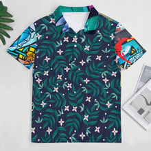 Charger l'image dans la galerie, Chemise Polo manches courtes d'été pour hommes B612 personnalisé avec photo logo texte motif (impression des multi-images)