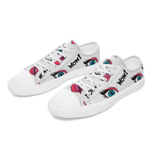 Charger l'image dans la galerie, Chaussures personnalisées en toile à coupe basse (deux chaussures peuvent être personnalisées avec photos différemments)