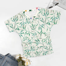 Charger l'image dans la galerie, Impression des multi-images T-shirt col v femme / top fronce BHT personnalisé avec photo logo texte motif