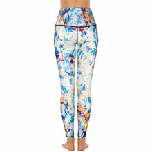 Charger l'image dans la galerie, Pantalon yoga taille haute / Legging sport femme avec deux poches CE003 personnalisé avec photo logo texte motif
