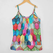 Charger l'image dans la galerie, Top bretelle femme NK personnalisé avec photo logo texte motif (impression des multi-images)