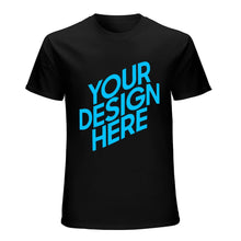 Charger l'image dans la galerie, T-shirt tee shirt à manches courtes coton homme grande taille imprimé sur le devant personnalisé avec photo logo motif texte