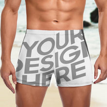 Charger l'image dans la galerie, Slip de bain / Boxer de bain / Caleçon de bain homme DN003 personnalisé avec photo logo motif texte (conception une image)
