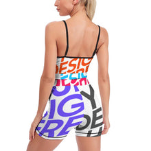 Charger l'image dans la galerie, Ensemble de yoga pour femme combinaison de sport de yoga 2 pièces T08 personnalisé avec logo texte photo (conception multi-images)